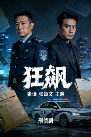《狂飙》电视剧海报，张译、张颂文主演的刑侦剧