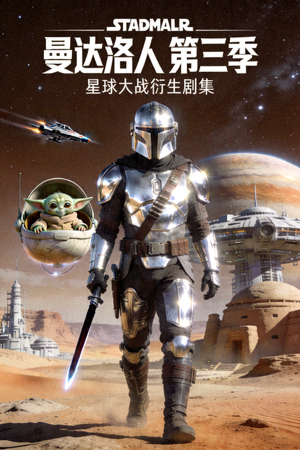 《曼达洛人》第三季美剧海报，星球大战衍生剧集